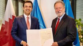 جانب من تسليم أوراق الاعتماد