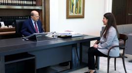 الرئيس اللبناني في حديثه إلى وكالة الأنباء القطرية