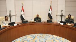 جانب من اجتماع مجلس السيادة الانتقالي في السودان