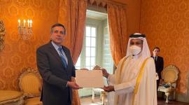 جانب من تسليم أوراق الاعتماد