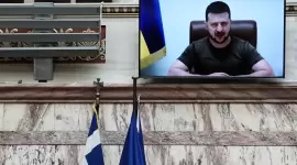 الرئيس الأوكراني فلاديمير زيلينسكي