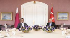 سمو الأمير مع الرئيس التركي