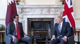 سمو الأمير ورئيس الوزراء البريطاني
