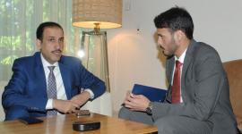 المدير العام لمنظمة العمل العربية خلال حديثه مع وكالة الانباء القطرية