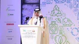 سعادة وزير البلدية خلال ألقاء كلمته الافتتاحية