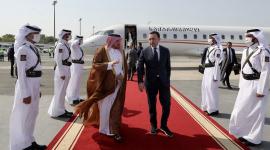 خلال وصول رئيس وزراء جورجيا إلى مطار حمد الدولي