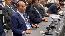 جانب من مشاركة سعادة وزير البيئة في مؤتمر الأمم المتحدة