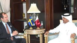 على هامش المشاورات السياسية بين قطر والسويد