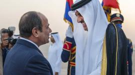 الرئيس السيسي في استقبال سمو الأمير