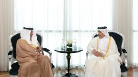 جانب من الاجتماع مع رئيس مجموعة البنك الإسلامي للتنمية