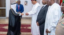 جانب من تسليم أوراق الاعتماد