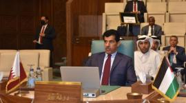 سعادة السيد سالم مبارك آل شافي خلال المشاركة في أعمال الدورة