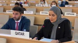 حصة السليطي سكرتير ثان بإدارة حقوق الإنسان بوزارة الخارجية