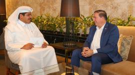 المدير العام لمعهد الطيران المدني في جمهورية الدومينيكان  خلال حواره مع "قنا"