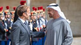 رئيس الإمارات ونظيره الفرنسي