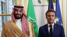 الرئيس الفرنسي وولي العهد السعودي