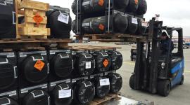 إحدى شحنات الأسلحة الأمريكية إلى أوكرانيا