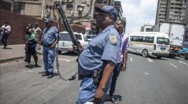 الشرطة الصومالية في مكان الحادث