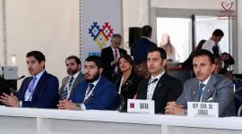 الوفد القطري المشارك في المؤتمر
