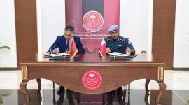 خلال التوقيع على الإعلان المشترك