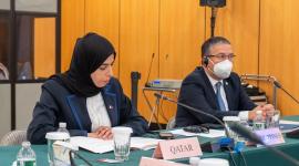 جانب من مشاركة سعادة السيدة لولوة بنت راشد الخاطر مساعد وزير الخارجية