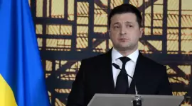 الرئيس الأوكراني فلاديمير زيلينسكي