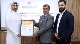 خلال تسلم شهادة الآيزو