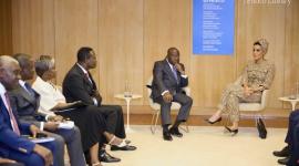 جانب من اجتماع صاحبة السمو مع رئيس غانا