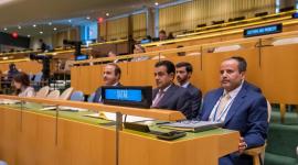 جانب من مشاركة الوفد القطري