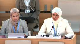 سعادة الدكتورة هند بنت عبدالرحمن المفتاح المندوب الدائم لدولة قطر في جنيف