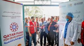 خلال افتتاح مركز طوارئ الولادة