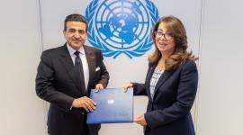 غادة والي والدكتور علي بن فطيس المري