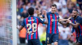 من إحدى مباريات برشلونة في الدوري