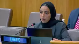 الشيخة المها مبارك آل ثاني سكرتير ثالث في الوفد الدائم لدولة قطر لدى الأمم المتحدة