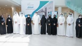 جانب من افتتاح مركز الخور الصحي الجديد