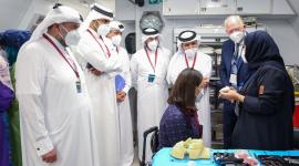 جانب من الجولة التفقدية لمستشفى العيون