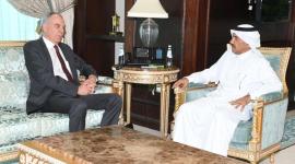 سعادة الدكتور أحمد بن حسن الحمادي والسفير الألماني