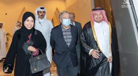 جانب من استقبال الأمين العام للأمم المتحدة