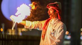 جانب من الفعاليات بدرب الساعي