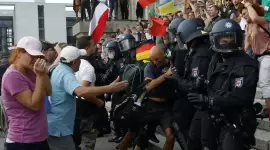 جانب من المظاهرات