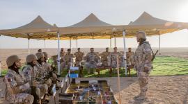 جانب من التمرين