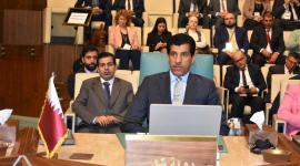 سعادة السيد سالم مبارك آل شافي المندوب الدائم لدولة قطر لدى جامعة الدول العربية