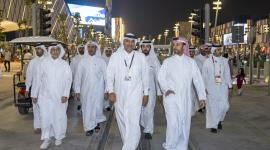 جانب من زيارة معالي رئيس مجلس الوزراء للمركز الإعلامي