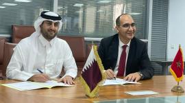 جانب من التوقيع على الاتفاقية