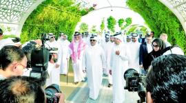 جانب من افتتاح حديقة "أم النسيم"