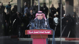 سعادة السفير محمد العمادي رئيس اللجنة القطرية لإعادة إعمار غزة