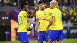 لقطة من مباراة البرازيل وكوريا الجنوبية