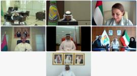 جانب من الاجتماع الافتراضي