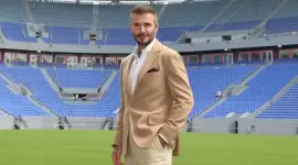 نجم كرة القدم الإنجليزية ديفيد بيكهام