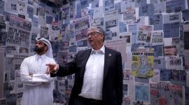 جانب من لقاء الذوادي ببيل غيتس